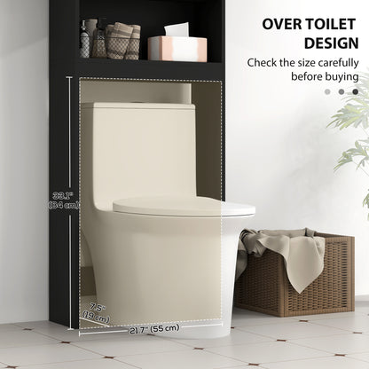 Mueble de almacenamiento para baño sobre el inodoro