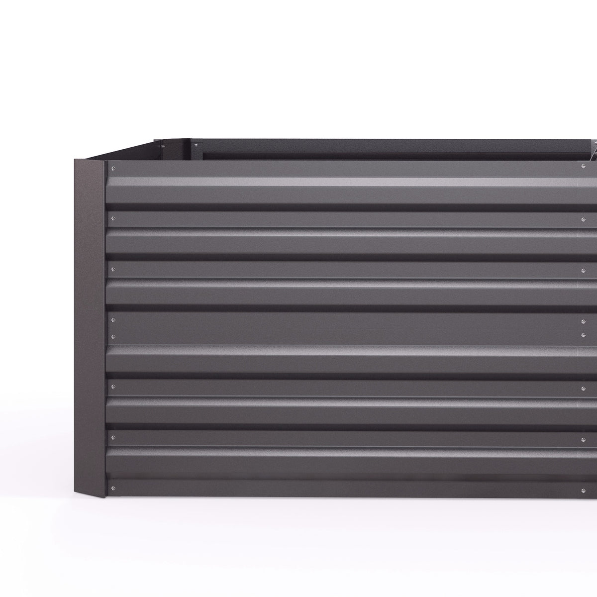 Raised Garden Bed Galvanized Steel with Reinforced Rods 180cm