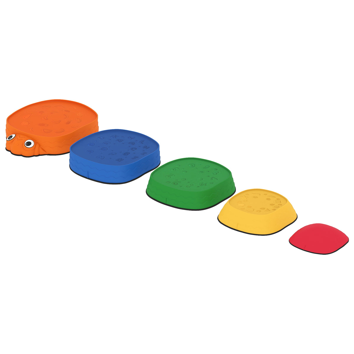 Ladybug balance stepping stones — Set of 5
