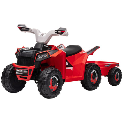 6V Kids Electric ATV with Trailer