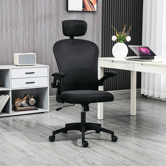 Silla de oficina ergonómica con soporte lumbar 4D