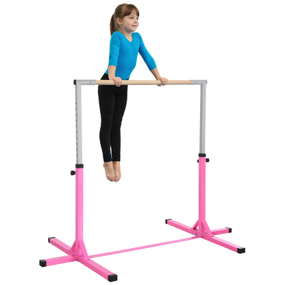 Barra de gimnasia profesional ajustable para niños