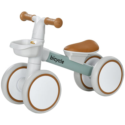 Bicicleta de equilibrio para bebé con cesta extraíble