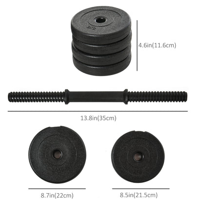 Adjustable Dumbbell Set 2 x 22 lbs