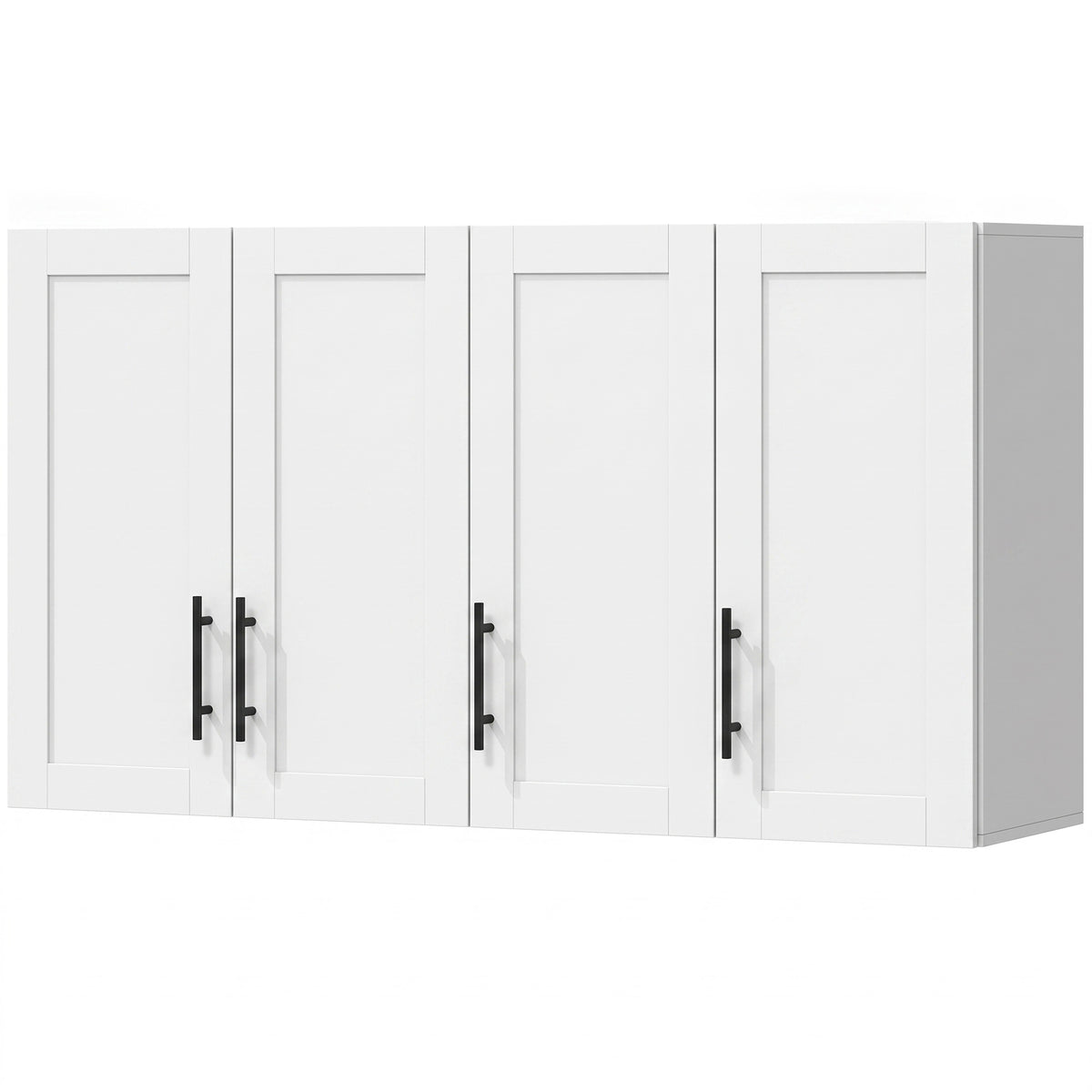 Wall-Mounted Bathroom Cabinet 3-Door White