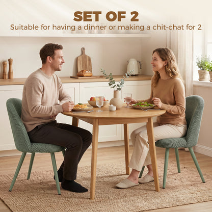 Dining Chairs Velvet Upholstered Set of 2