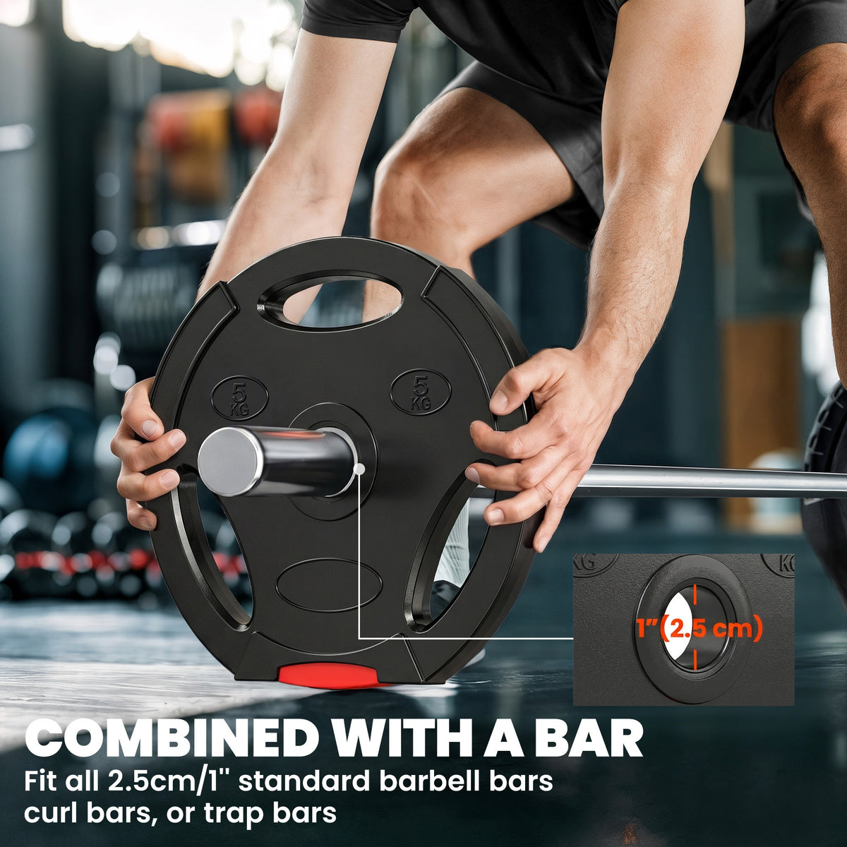 Weight Plates 1-Inch Set 44 lb