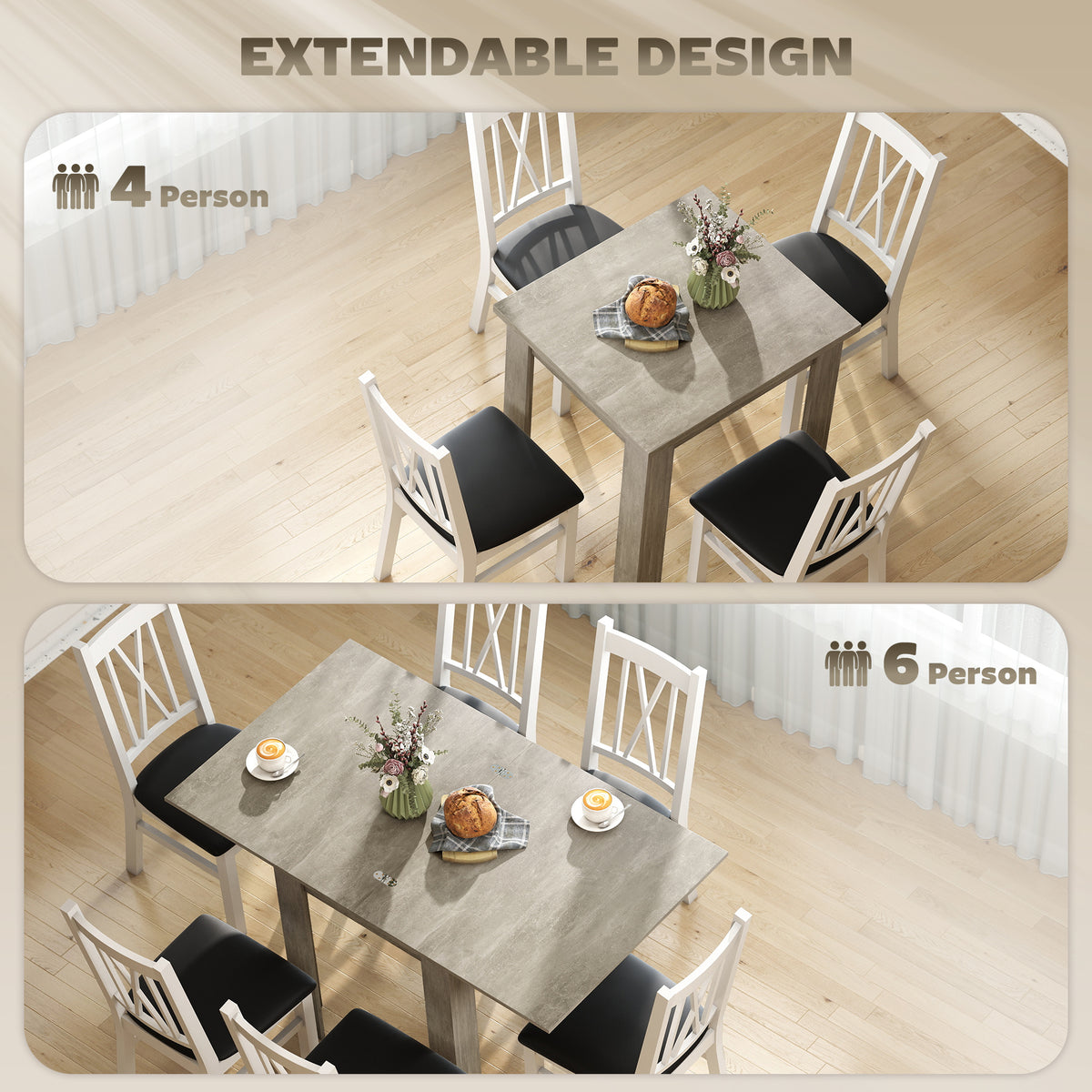 Extendable Dining Table for Small Spaces