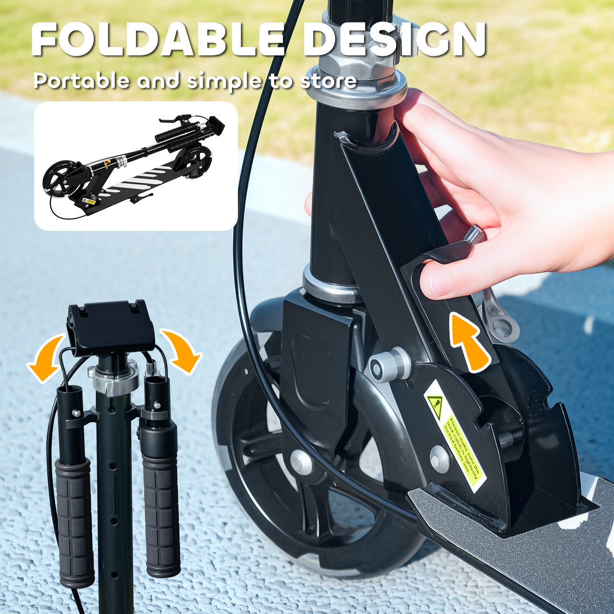 Kids Scooter Light-Up Wheels Adjustable 3-8 Years