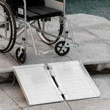Folding Aluminum Wheelchair Ramp 2'