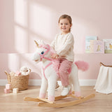 Baby unicorn rocking horse toy