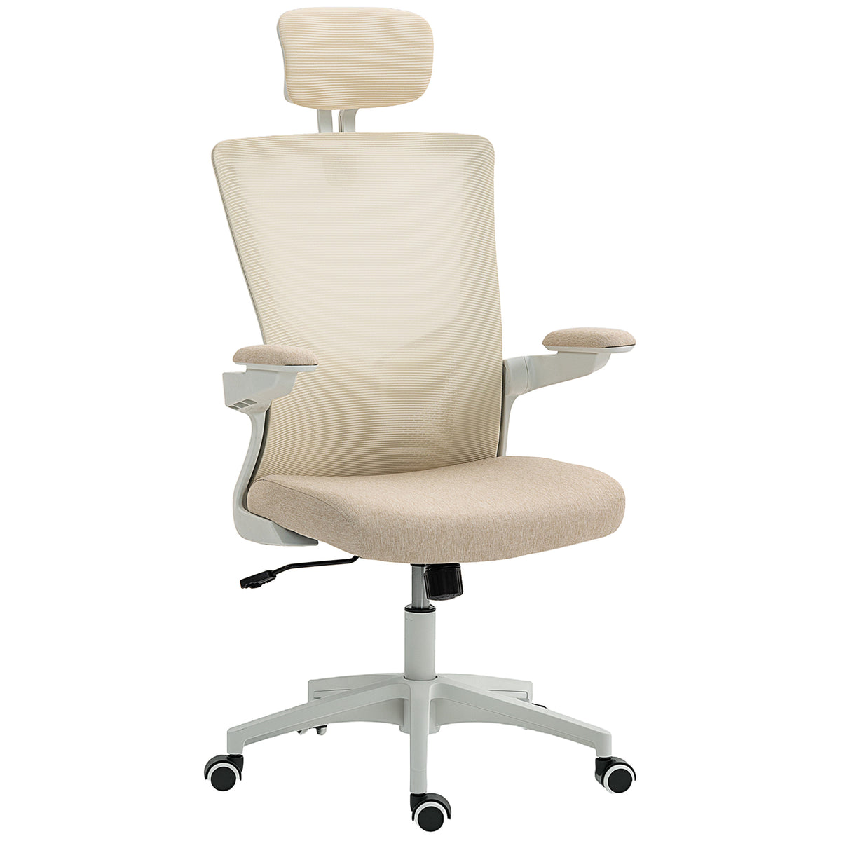 Ergonomic office chair with adjustable lumbar support