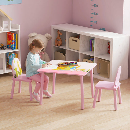 Kids Table and Chair Set — Set of 3