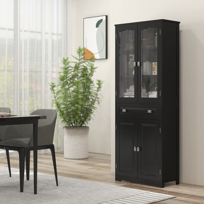 Armario despensa 4 puertas 160 cm almacenamiento cocina