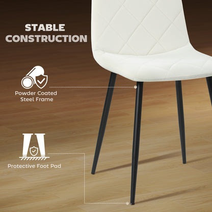 Upholstered dining chairs set of 4