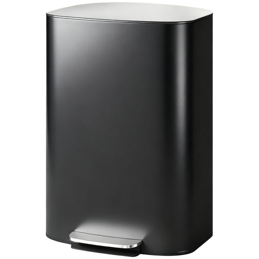 Papelera de cocina de pedal antitestigos 50 L