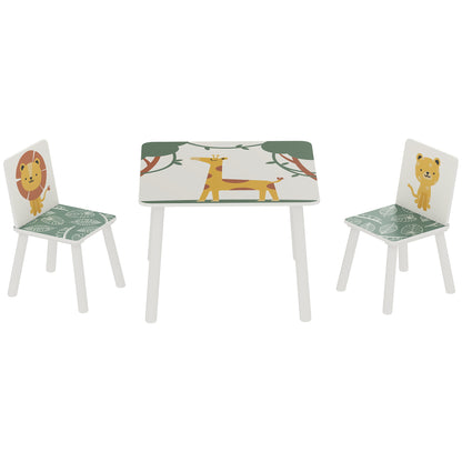 Kids Table and Chair Set — Set of 3