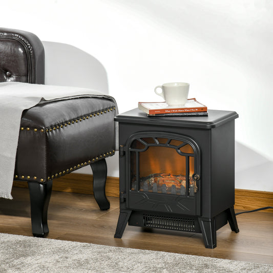 Freestanding Electric Fireplace Stove with Flame Effect