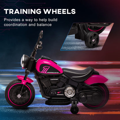 Electric Motorcycle Kids 6V with Training Wheels