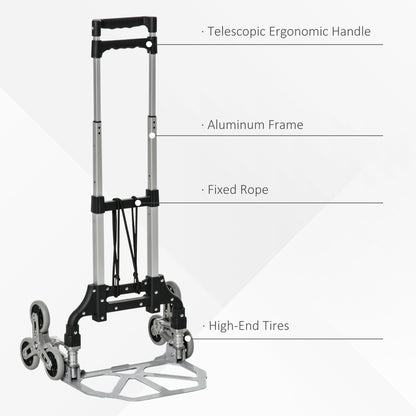 6-Wheel Folding Stair Climber Hand Truck