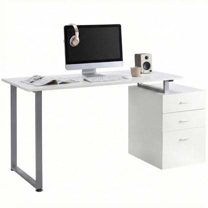 Computer Desk Removable Drawers 47 inches