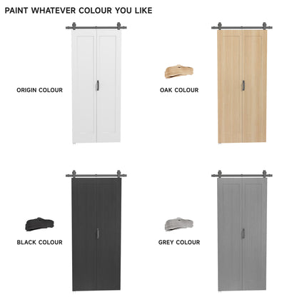 Puerta corredera plegable 35 pulg. x 83 pulg.