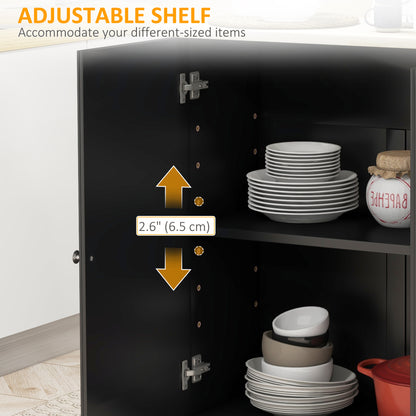 Kitchen Island on Wheels with Drop Leaf and Drawers