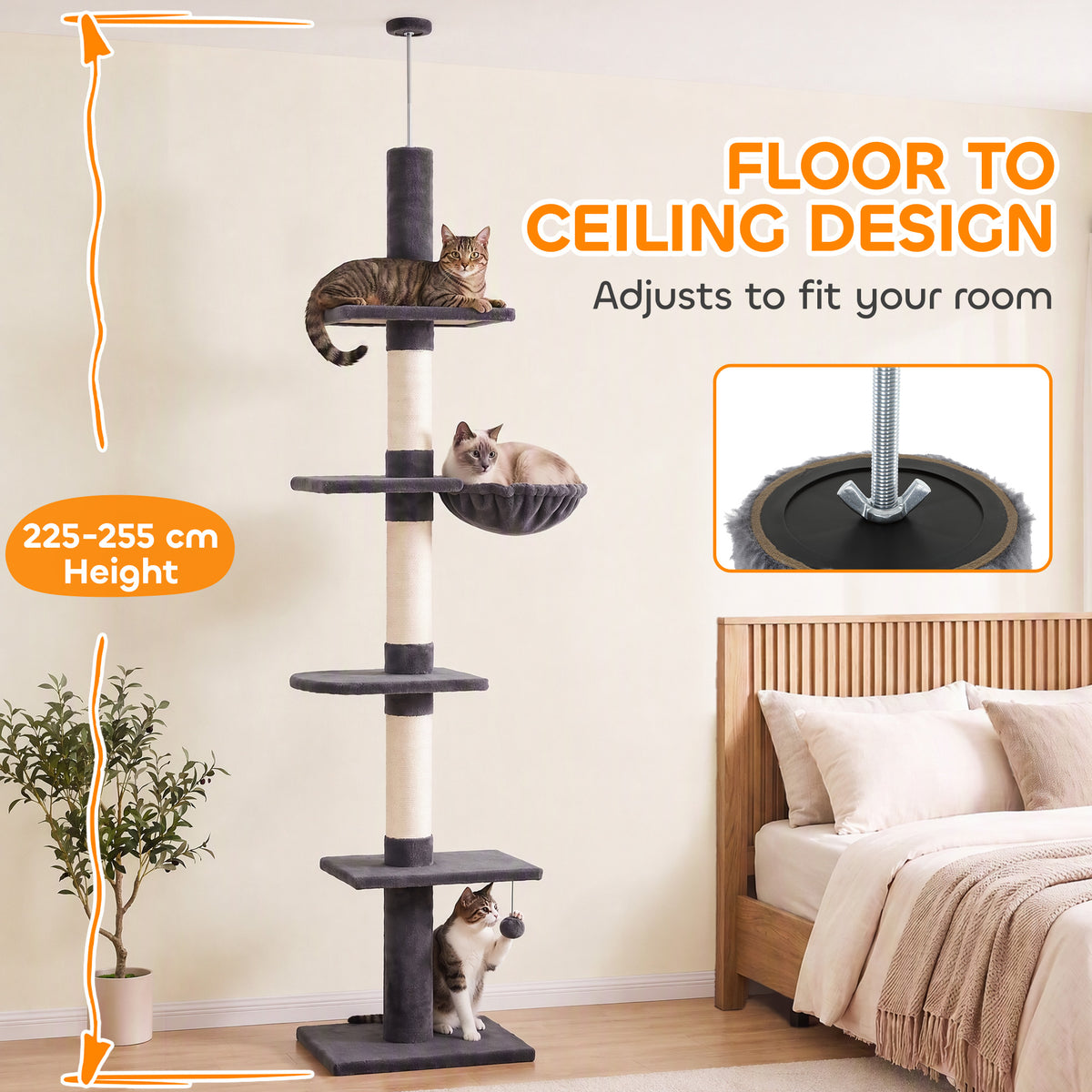 Floor to Ceiling Cat Tree