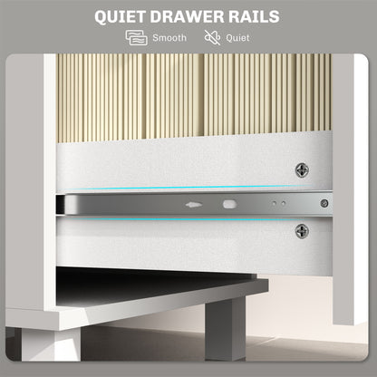 4-drawer office file cabinet with lock