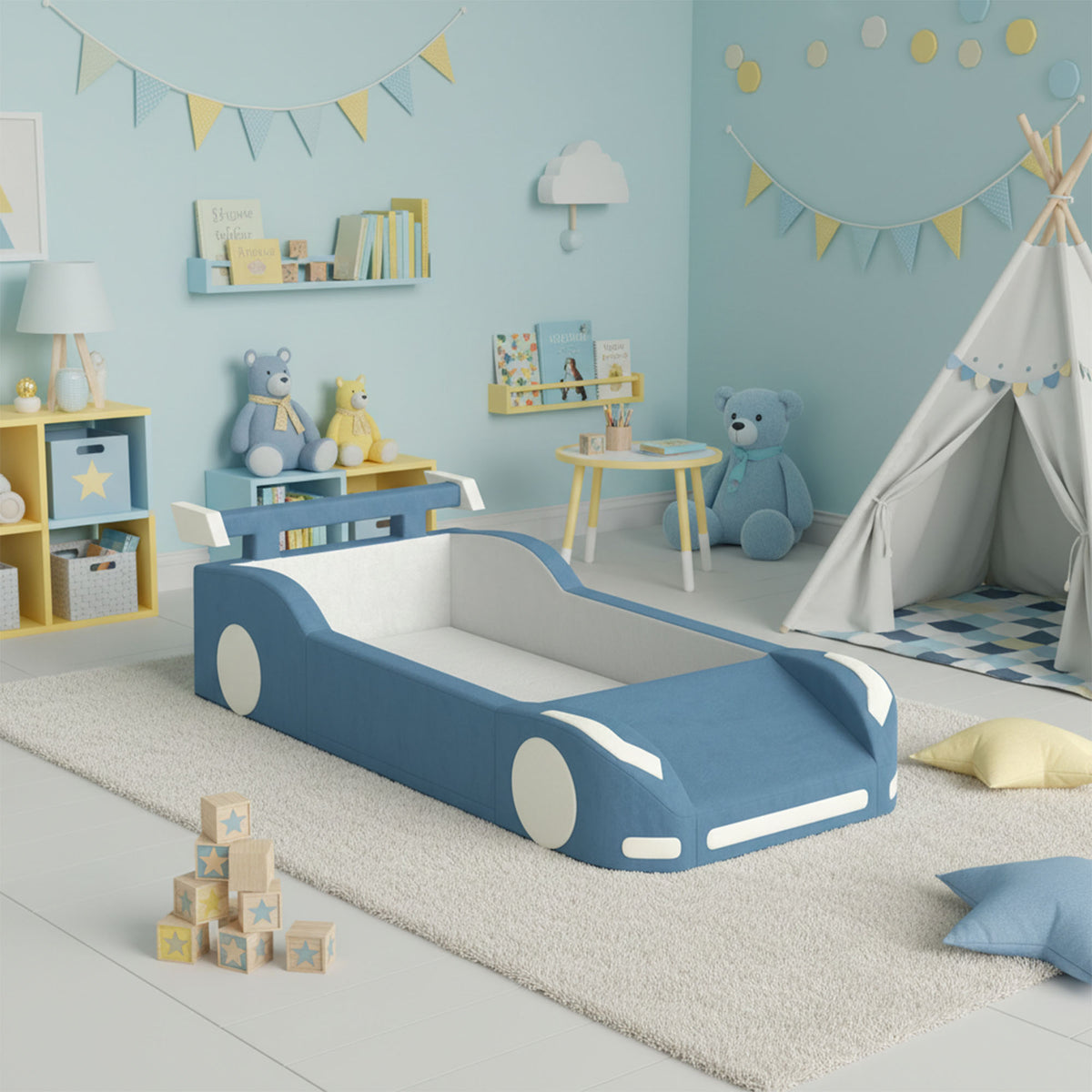 Toddler foam climbing toy and convertible ball pit