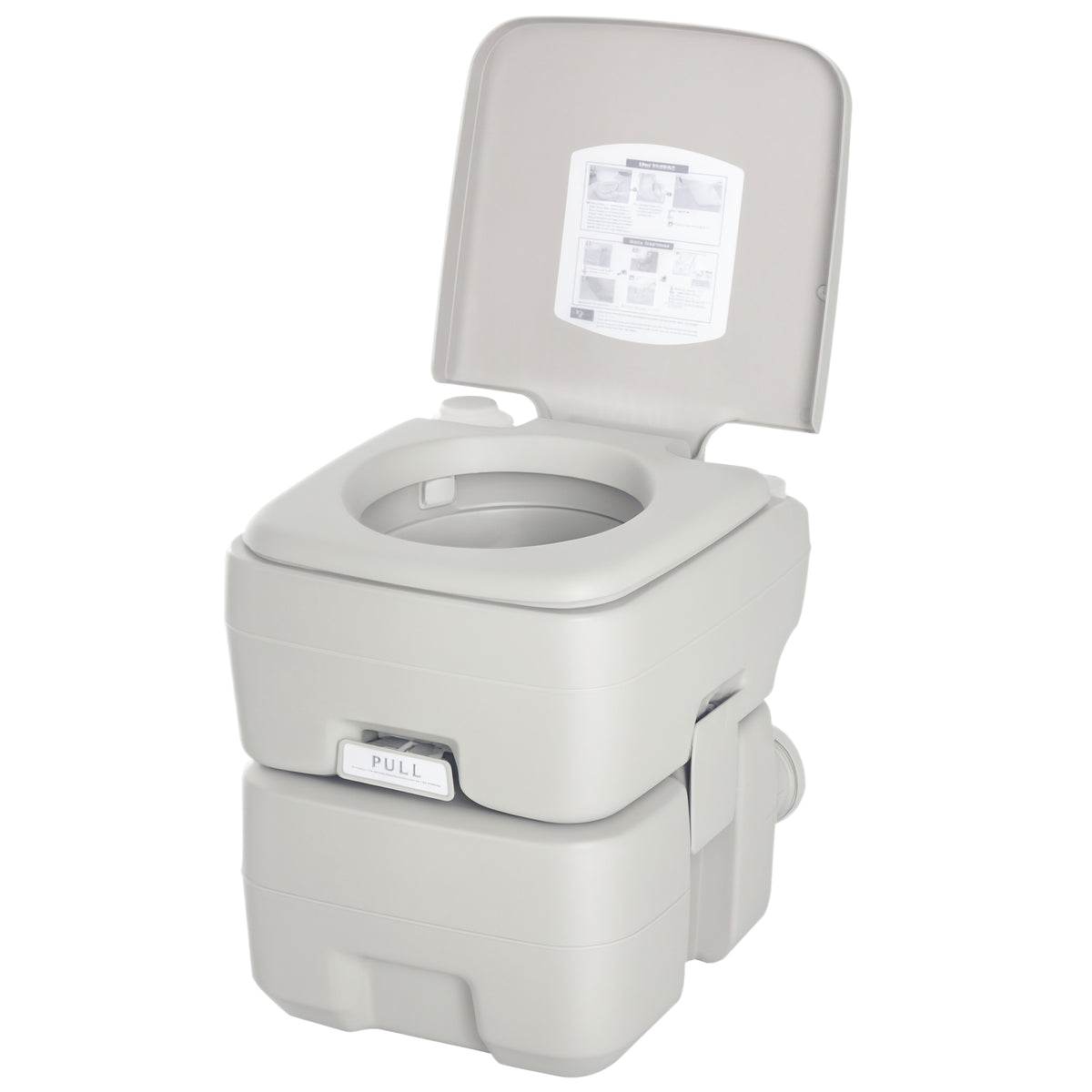Portable Camping Toilet with Flush Tank 20 L