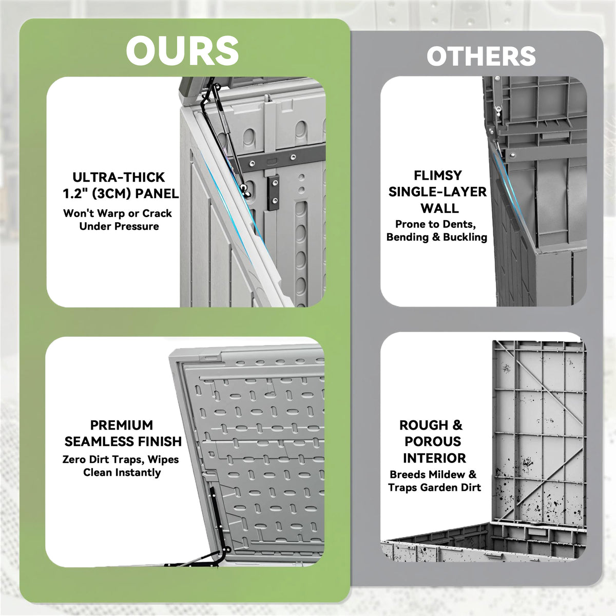 Plastic Outdoor Storage Shed