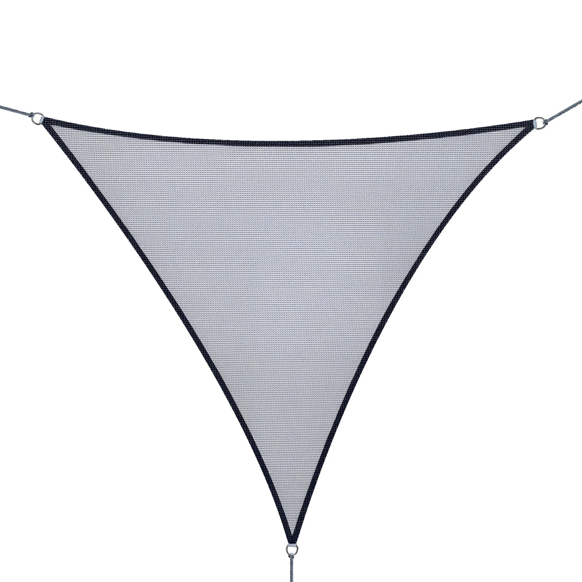 Vela de sombra triangular de 3 m con protección UV