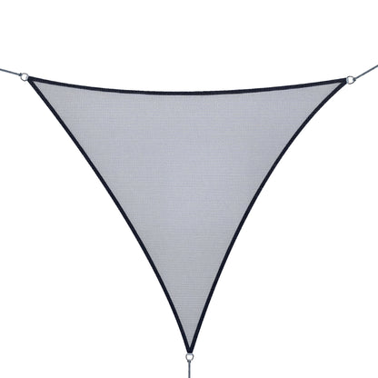 Vela de sombra triangular de 3 m con protección UV