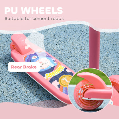 3 wheel kids scooter adjustable height