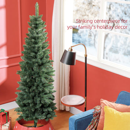 Pencil Artificial Christmas Tree 6 ft — Green