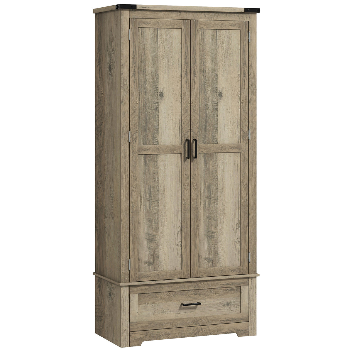 Farmhouse Kitchen Pantry Cabinet 69 in Tall
