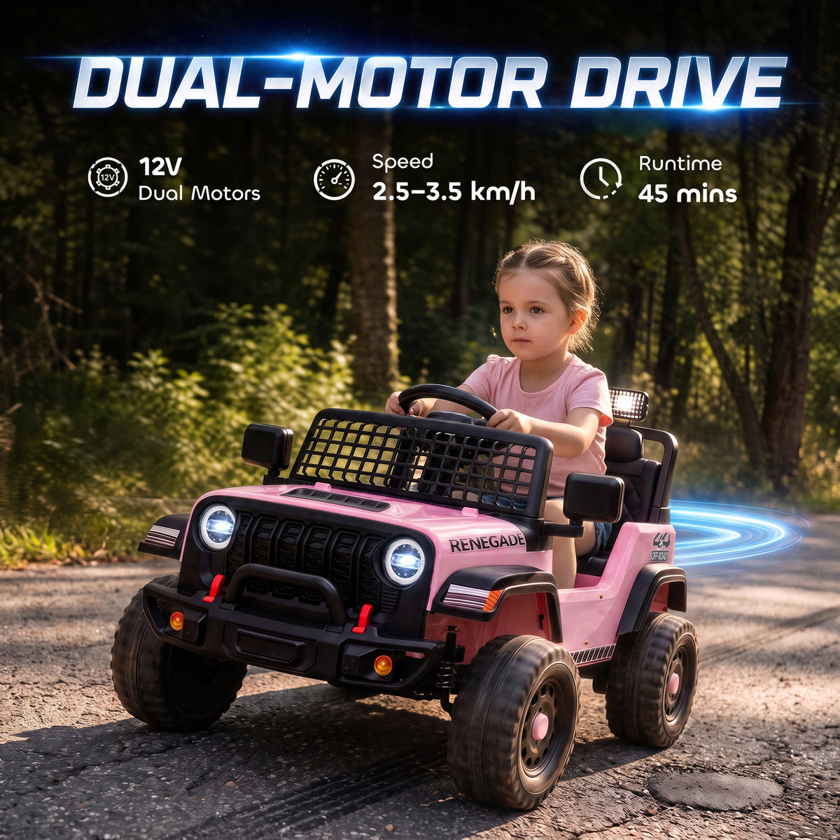 12V Electric Ride-On Truck Car with Remote Control