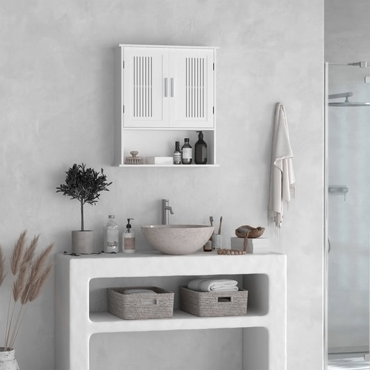 Modern Wall Mount Bathroom Cabinet with Doors