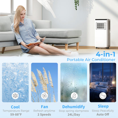 Aire acondicionado portátil 8000 BTU 4 en 1 WiFi