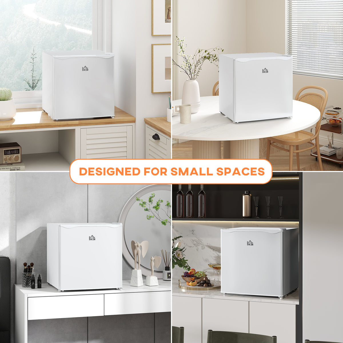 Compact upright freezer 1.1 cu ft with reversible door