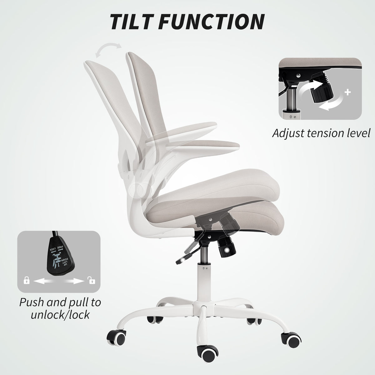 Ergonomic Mesh Office Chair with 4D Lumbar Support