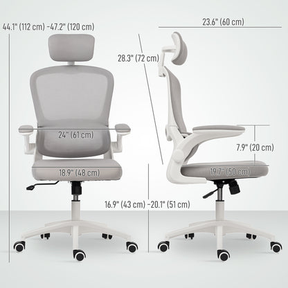 Ergonomic office chair high back rotatable headrest