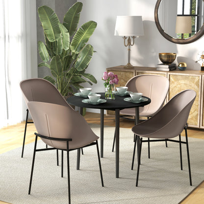 Folding dining table round drop leaf expandable