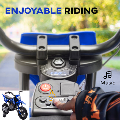 Electric Kids Motorcycle 12V with Training Wheels
