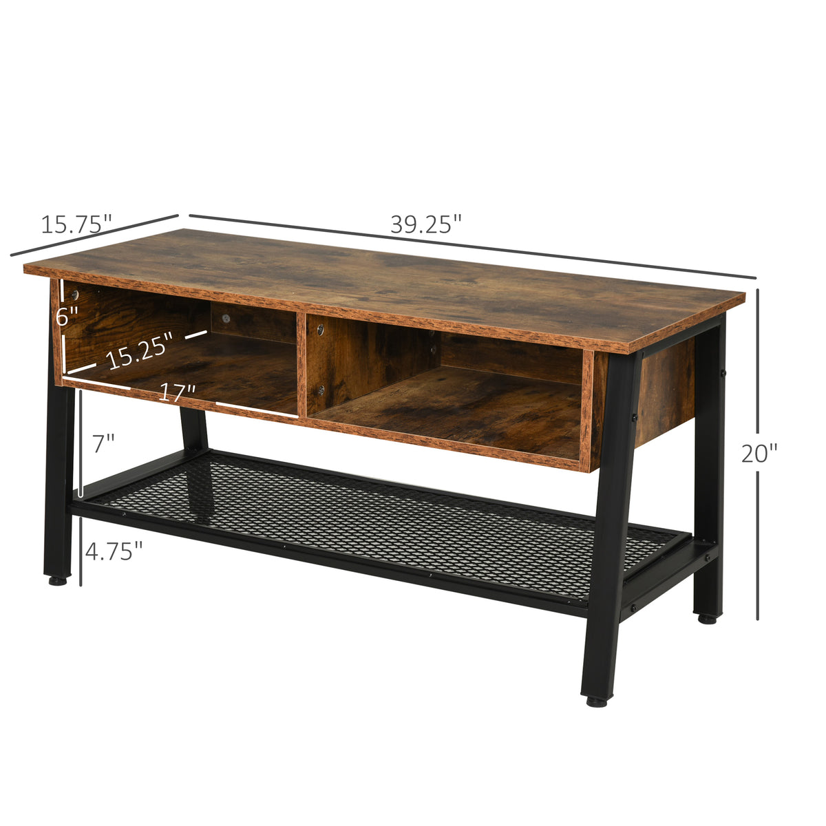 Industrial TV stand for 114 cm screen
