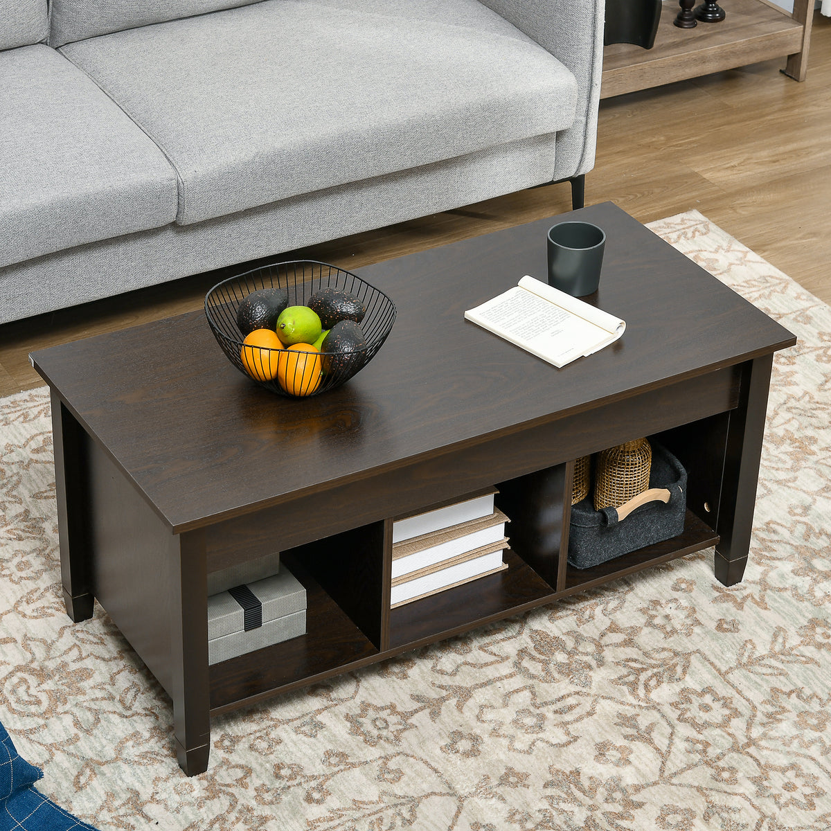 Lift Top Coffee Table Modern with Hidden Storage