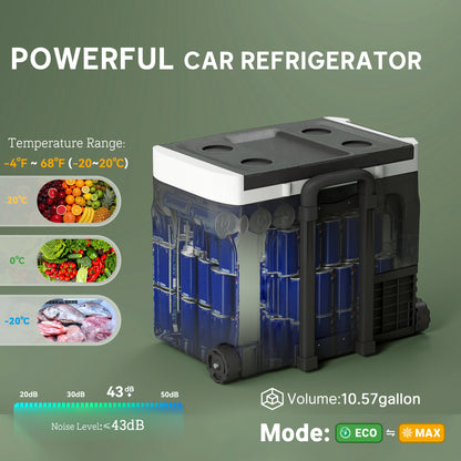 Nevera portátil para coche de 30 litros