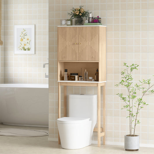 Over the toilet storage shelf