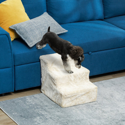 Escalera de 4 peldaños para perros con funda extraíble